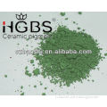 Ceramic color stain pigment for glaze-crystal green